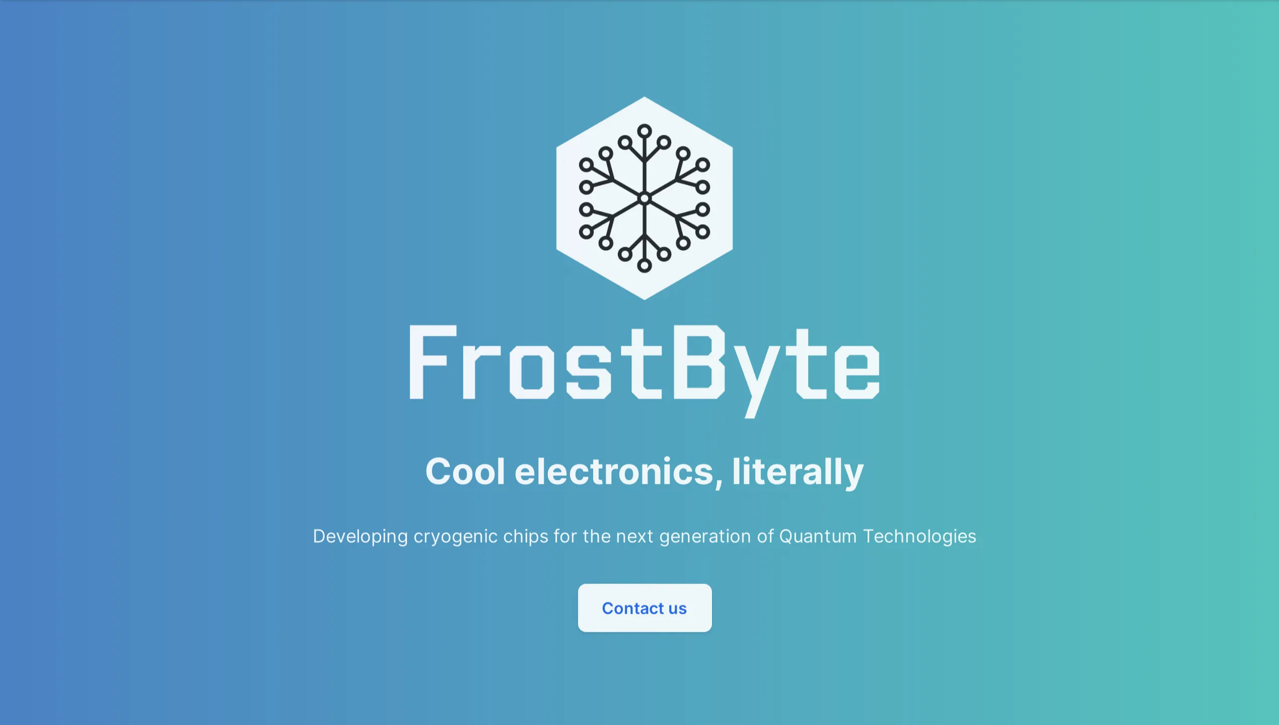 A screenshot of Frostbyte