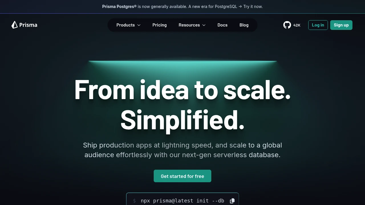 A screenshot of Prisma
