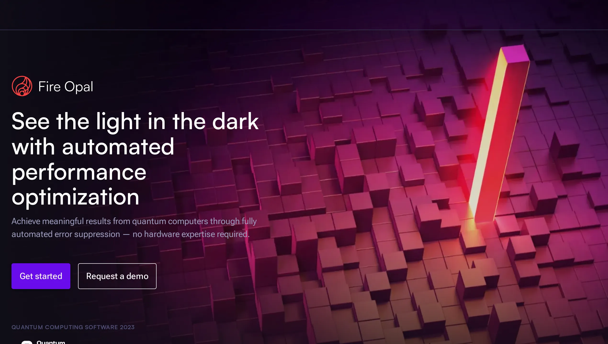 A screenshot of Q-CTRL Fire Opal